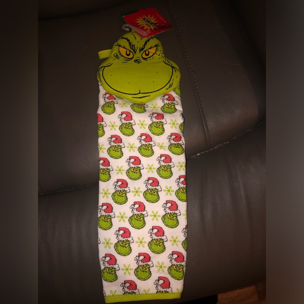 The Grinch Christmas Decorative Hanging Towel